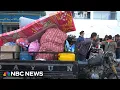 WATCH: Gazans in Khan Younis on the move after cease-fire comes into effect