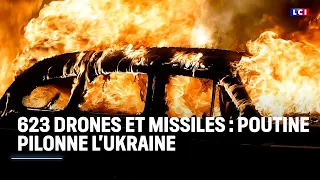 623 drones et missiles : Poutine pilonne l&#39;Ukraine｜LCI
