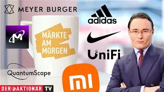 Märkte am Morgen