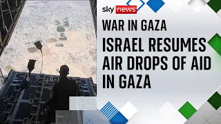Israel announces &#39;tactical pause&#39; in fighting as Jordan and UAE start Gaza aid drops