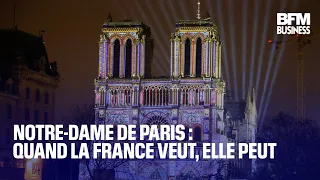 Notre-Dame de Paris: l&#39;exemple parfait de la France qui marche