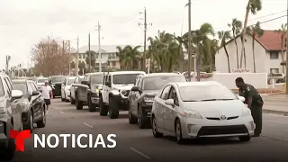 KEY Noticias Telemundo llega a Siesta Key, la localidad en la que Milton tocó tierra