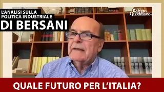 L&#39;analisi di Bersani: &quot;Politica industriale in Italia? Non ci sono le gambe per sostenerla&quot;