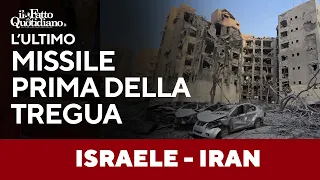 S&U PLC [CBOE] L&#39;ultimo missile iraniano su Israele prima della tregua. Centrato un palazzo a Be&#39;er Sheva