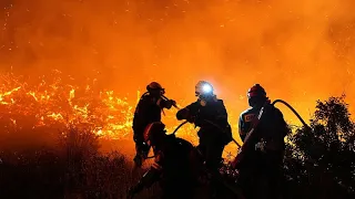 Griechenland: Feuerwehr kämpft weiter gegen Brand auf Chios, Evakuierungen ausgeweitet