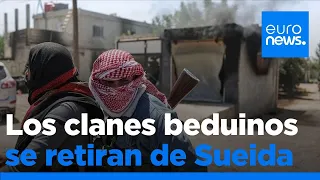 Los clanes beduinos se retiran de Sueida tras los enfrentamientos con las milicias drusas en Siria