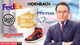 STEEL Märkte am Morgen: Nike, FedEx, U.S. Steel, Micro, Mission Produce, Hornbach, Rheinmetall, Fraport