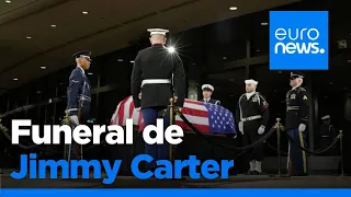 Comienzan en Georgia los seis días de funeral de Estado del expresidente estadounidense Jimmy Carter