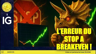 CAC40 INDEX Trading CAC40, SP500, NASDAQ100 (24/07/25): Monter son stop à Breakeven ???