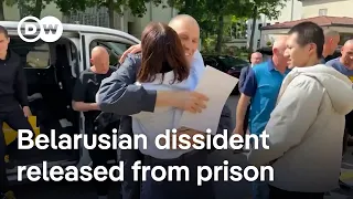 Belarusian opposition leader Siarhei Tsikhanouski released from jail after US envoy visit | DW News