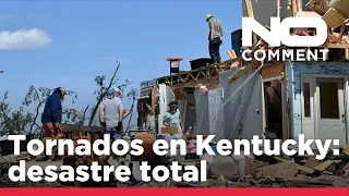 NO COMMENT: Así es el rastro de devastación que han dejado los tornados en Kentucky