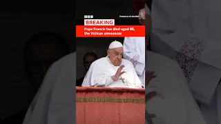 Pope Francis has died aged 88, the Vatican announced. #Pope #Shorts #BBCNews
