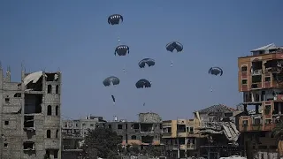 Gaza : 25 000 tonnes d&#39;aide humanitaire larguées au-dessus de l&#39;enclave