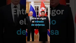 Entra en vigor el tratado de defensa entre Rusia y Corea del Norte