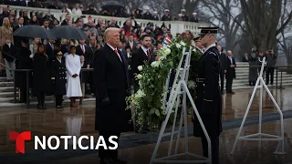 EN VIVO: Vea a Trump rendir homenaje a la Tumba del Soldado Desconocido