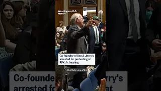 Co-founder of Ben &amp; Jerry&#39;s arrested for protesting at RFK Jr. hearing