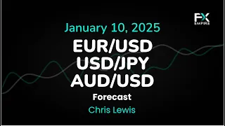 AUD/USD EUR/USD, USD/JPY, AUD/USD Price Forecast Today: Euro, Yen, Dollar Technical Analysis (January 10)