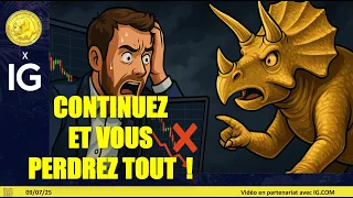 CAC40 INDEX Trading CAC40, SP500, NASDAQ (09/07/25): continuez cela et vous perdrez tout !