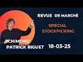 Revue de marché actions Stockpicking