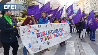 Mujeres hondureñas llenan las plazas exigiendo justicia y el cese de la violencia contra ellas