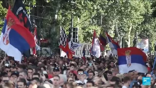 Serbie : environ 140 000 manifestants pour réclamer des élections • FRANCE 24