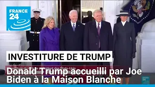 JOE États-Unis : Donald Trump accueilli par Joe Biden à la Maison Blanche • FRANCE 24