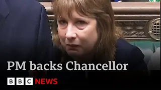 Keir Starmer denies plans to sack Chancellor Rachel Reeves after she cries  in Parliament | BBC News