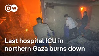 INTERNATIONAL CARE COMPANY Gazan doctors report Israeli attack destroys hospital intensive care unit | DW News