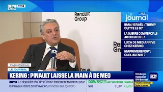 KERING Luca de Meo est officiellement nommé directeur général du géant du luxe Kering