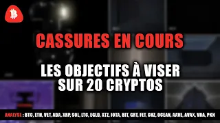 IOTA CASSURES À SURVEILLER ! ANALYSE BTC, ETH, VET, ADA, XRP, SOL, LTC, EGLD, XTZ, IOTA, BIT, GRT, FET...