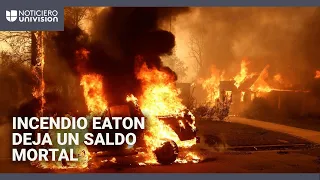 EATON CORP. Al menos cinco muertos por incendio Eaton en California: el fuego ha consumido más de 10,000 acres