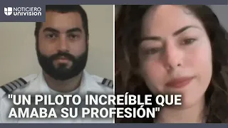 &quot;Fue el amor de mi vida&quot;: habla exnovia del piloto hispano que murió en el accidente aéreo en DC