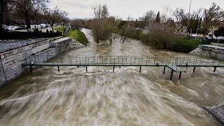 Dozens evacuated and roads closed after flooding in central and northern Spain