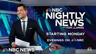 ANCHOR Tom Llamas to begin new era as NBC Nightly News anchor