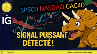 CAC40 INDEX Trading CAC40, SP500, NASDAQ (09/05/25): signal haussier majeur !