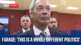 SIX Nigel Farage reacts as Reform takes Runcorn and Helsby from Labour by just six votes