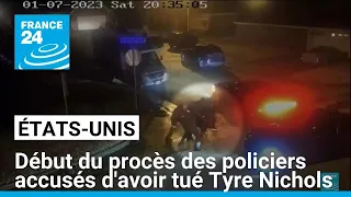 NICHOLS ORD 10P États-Unis : début du procès des policiers accusés d&#39;avoir tué Tyre Nichols • FRANCE 24