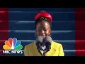 Youth Poet Amanda Gorman Recites Poem At Presidential Inauguration | NBC News