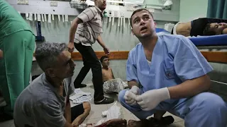 Israeli army detains dozens of workers at hospital in northern Gaza