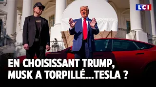 TESLA INC. En choisissant Trump, Musk a-t-il torpillé Tesla ?｜LCI