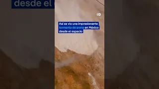 Captan tormenta de arena en México desde el espacio