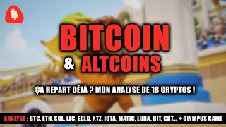 IOTA ÇA REPART ? MON ANALYSE DE 18 CRYPTOS ! BTC, ETH, SOL, LTC, EGLD, XTZ, IOTA, MATIC, LUNA, BIT, GRT..