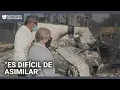 EATON CORP. - Pareja hispana rompe en llanto al ver que perdió todo en el incendio Eaton: “Es difícil de asimilar”