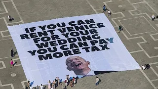 Le mariage de Jeff Bezos et Lauren Sanchez provoque des manifestations à Venise