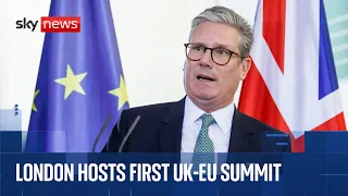 UK-EU summit taking place in London after post-Brexit reset deal agreed
