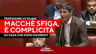 Fratoianni contro Tajani: &quot;Cosa fate per Gaza? La sua non è sfiga, è complicità&quot;