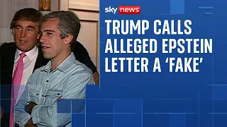 Donald Trump threatens to sue Rupert Murdoch over &#39;fake&#39; Epstein letter