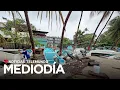 Así se ven las costas mexicanas tras la llegada del huracán Erick