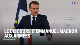Le discours d&#39;Emmanuel Macron aux armées ｜LCI