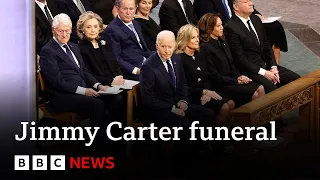 JOE Joe Biden praises Jimmy Carter&#39;s character at former US president&#39;s state funeral | BBC News